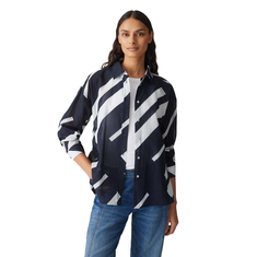 Opus Dames Blouse 10157212974100 Kobalt