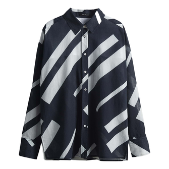 Opus Dames Blouse 10157212974100 Kobalt