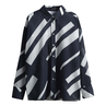 Opus Dames Blouse 10157212974100 Kobalt