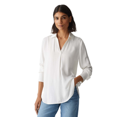 Opus Dames Blouse 10232512946331 OFF-WHITE