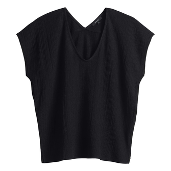Opus Dames Blouse 1028825798100 Zwart