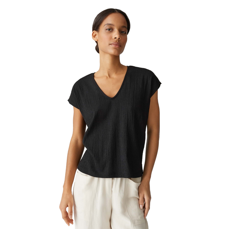 Opus Dames Blouse 1028825798100 Zwart