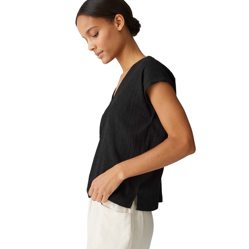 Opus Dames Blouse 1028825798100 Zwart