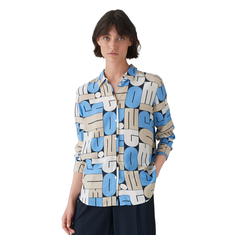 Opus Dames Blouse 10348912719306 Bleu