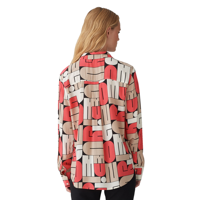 Opus Dames Blouse 10348912719306 Rood