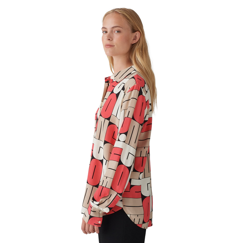 Opus Dames Blouse 10348912719306 Rood