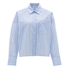 Opus Dames Blouse 10349312733100 Bleu