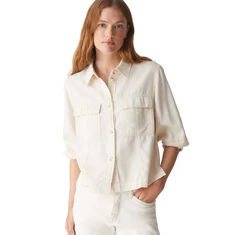 Opus Dames Blouse 10361112064100 Beige