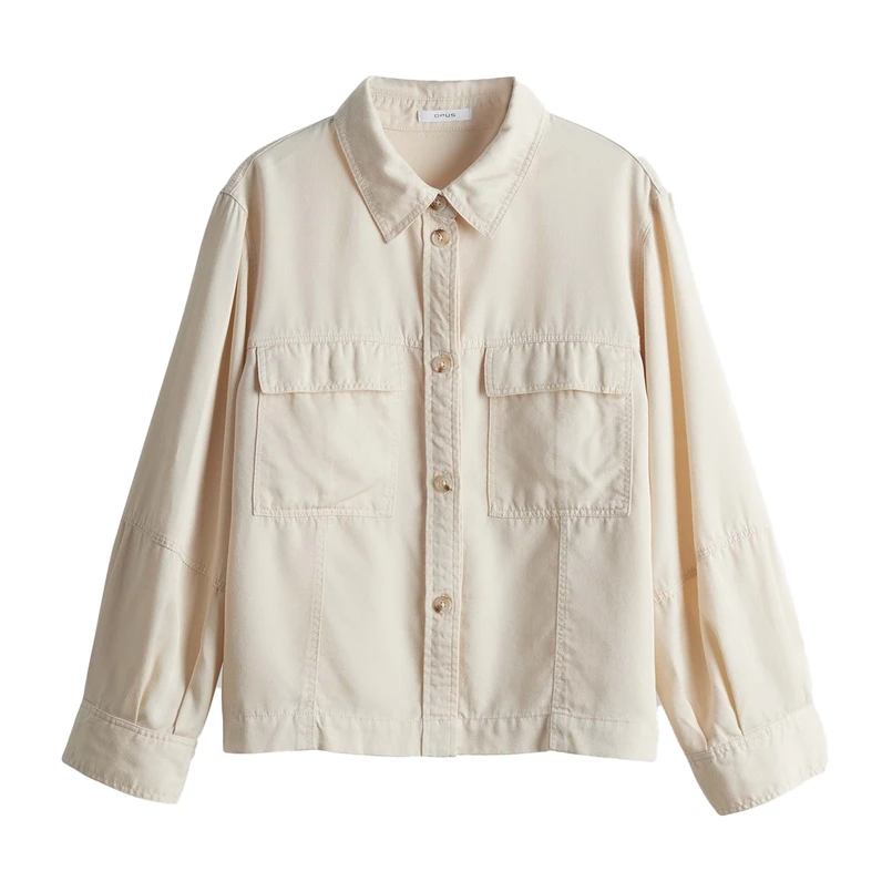 Opus Dames Blouse 10361112064100 Beige