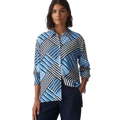 Opus Dames Blouse 10370612886323 Bleu
