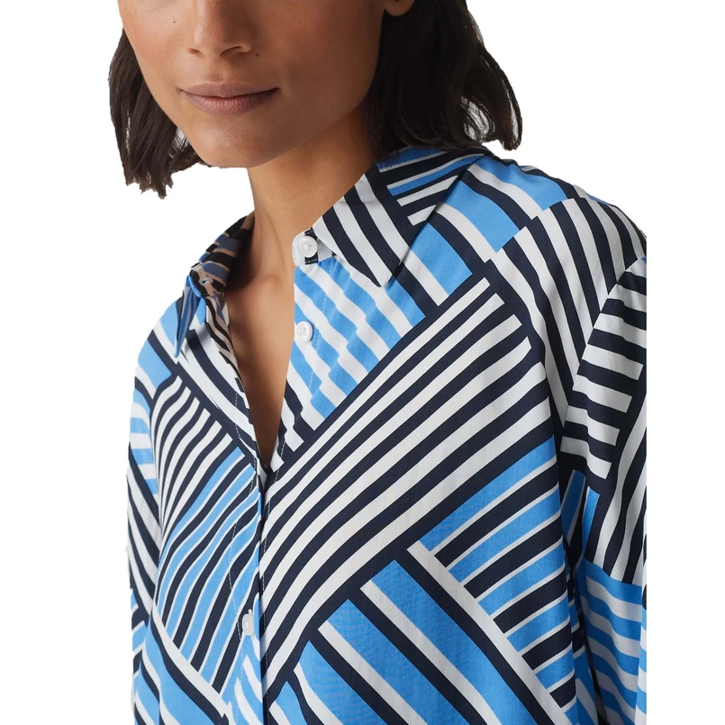 Opus Dames Blouse 10370612886323 Bleu