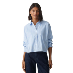Opus Dames Blouse 10370712887100 Bleu