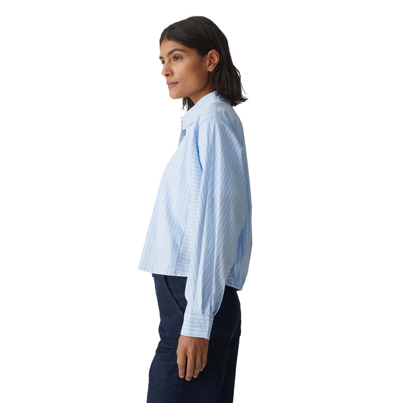 Opus Dames Blouse 10370712887100 Bleu
