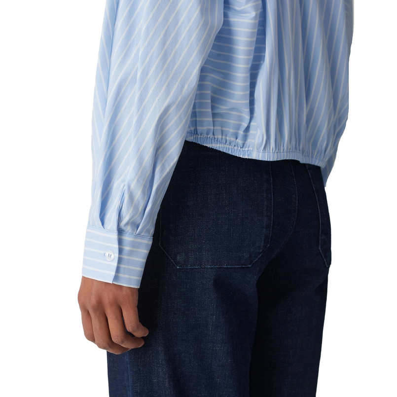 Opus Dames Blouse 10370712887100 Bleu