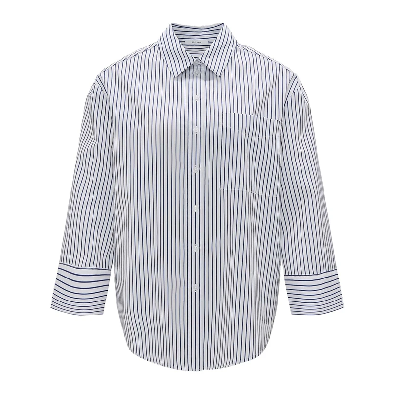 Opus Dames Blouse 10371212892100 Kobalt