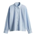 Opus Dames Blouse 10382712972315 Bleu