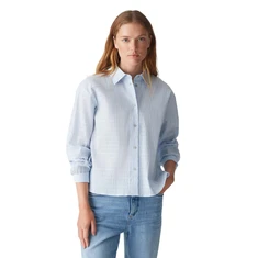 Opus Dames Blouse 10382712972315 Bleu
