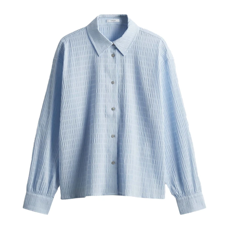 Opus Dames Blouse 10382712972315 Bleu