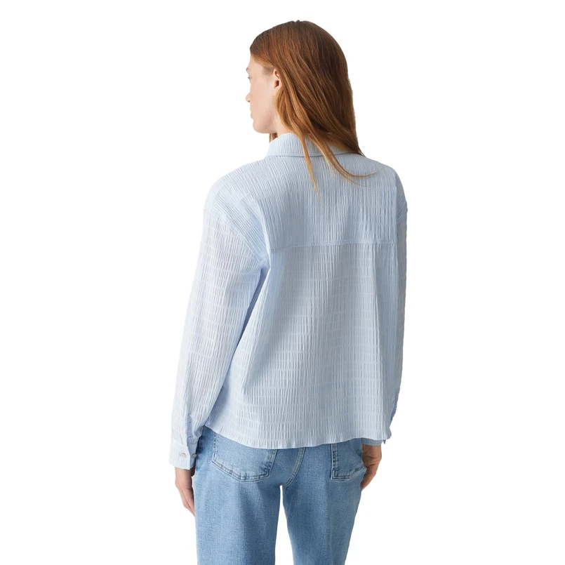 Opus Dames Blouse 10382712972315 Bleu