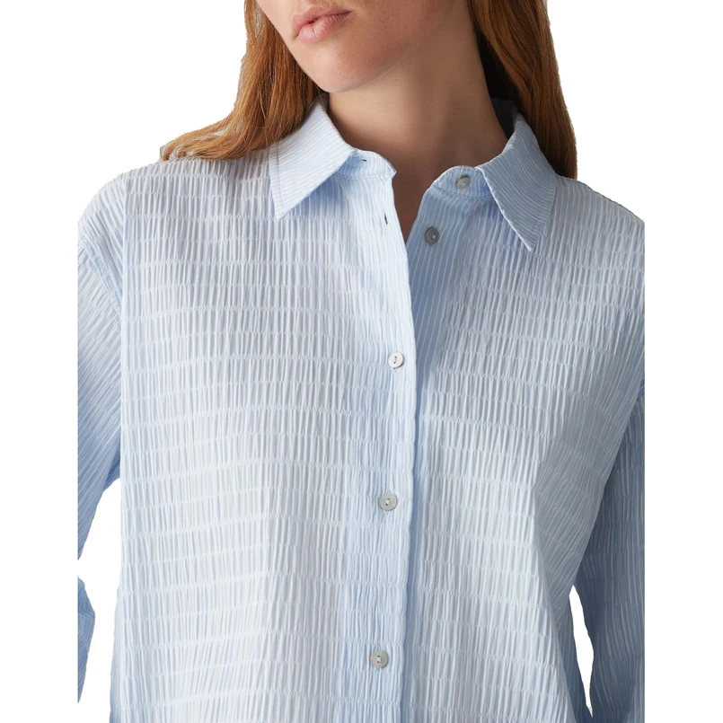 Opus Dames Blouse 10382712972315 Bleu
