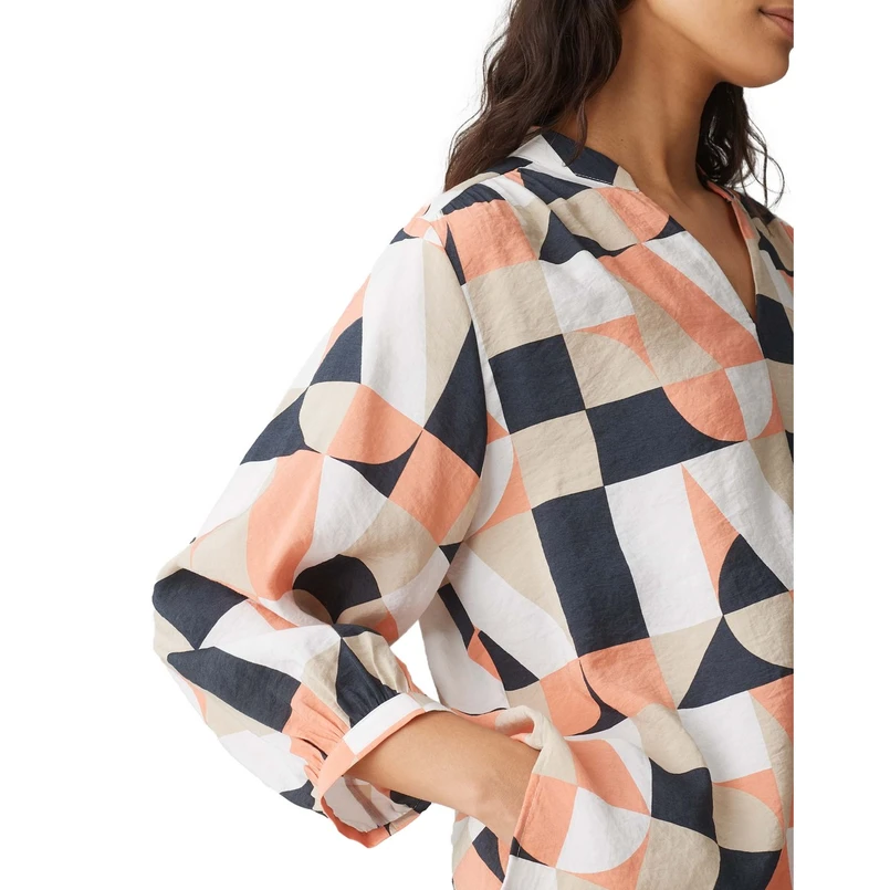 Opus Dames Blouse 10382912973315 Zalm