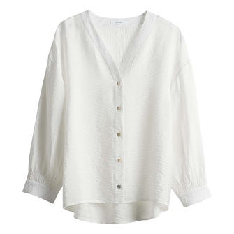 Opus Dames Blouse 10383112976315 OFF-WHITE
