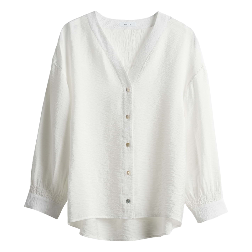 Opus Dames Blouse 10383112976315 OFF-WHITE