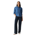 Opus Dames Blouse 10383312978315 Bleu