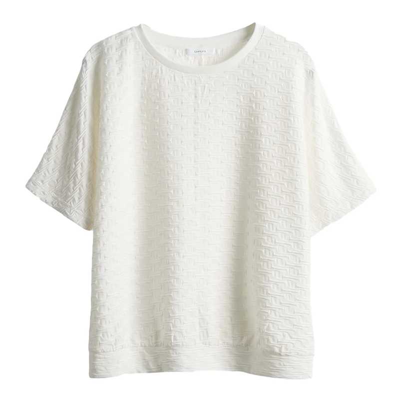 Opus Dames Blouse 10386510445315 OFF-WHITE