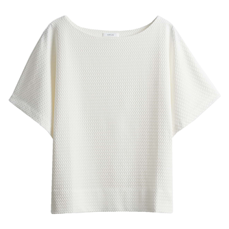 Opus Dames Blouse 10386613109100 OFF-WHITE