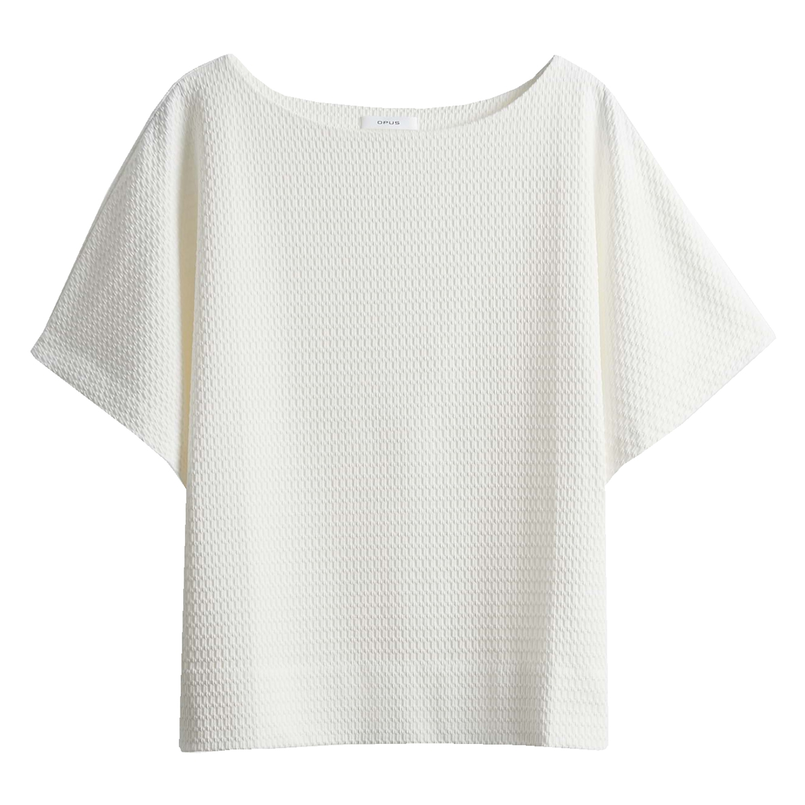 Opus Dames Blouse 10386613109100 OFF-WHITE