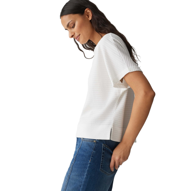 Opus Dames Blouse 10386613109100 OFF-WHITE