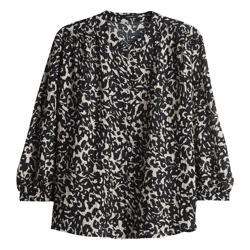 Opus Dames Blouse 10397513054100 Zwart