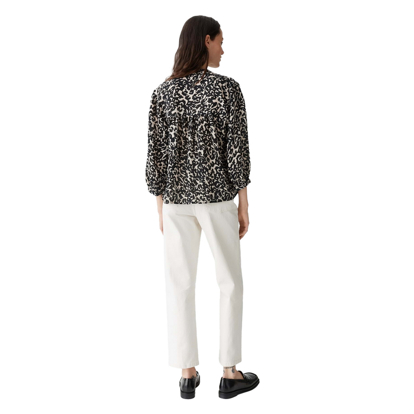 Opus Dames Blouse 10397513054100 Zwart