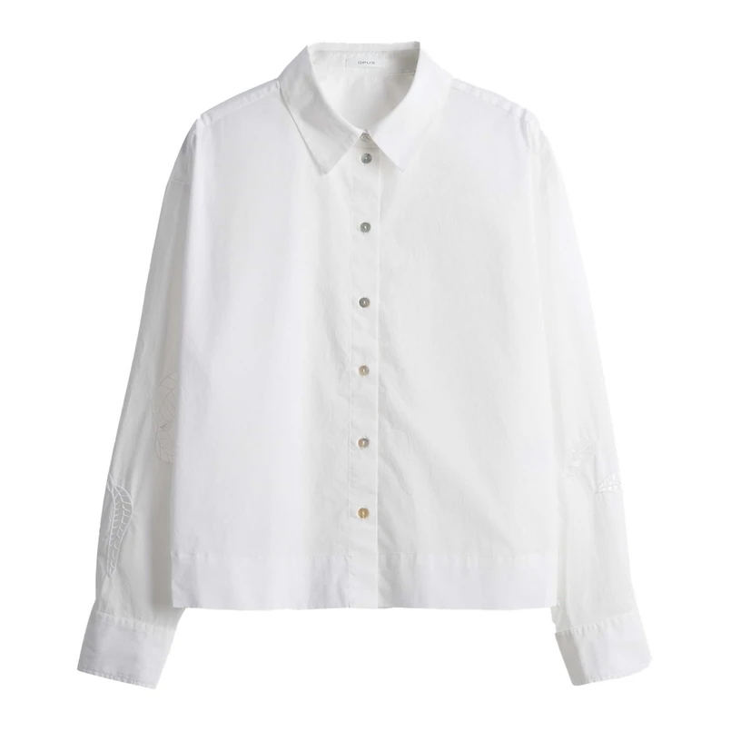 Opus Dames Blouse 10399413068316 Wit