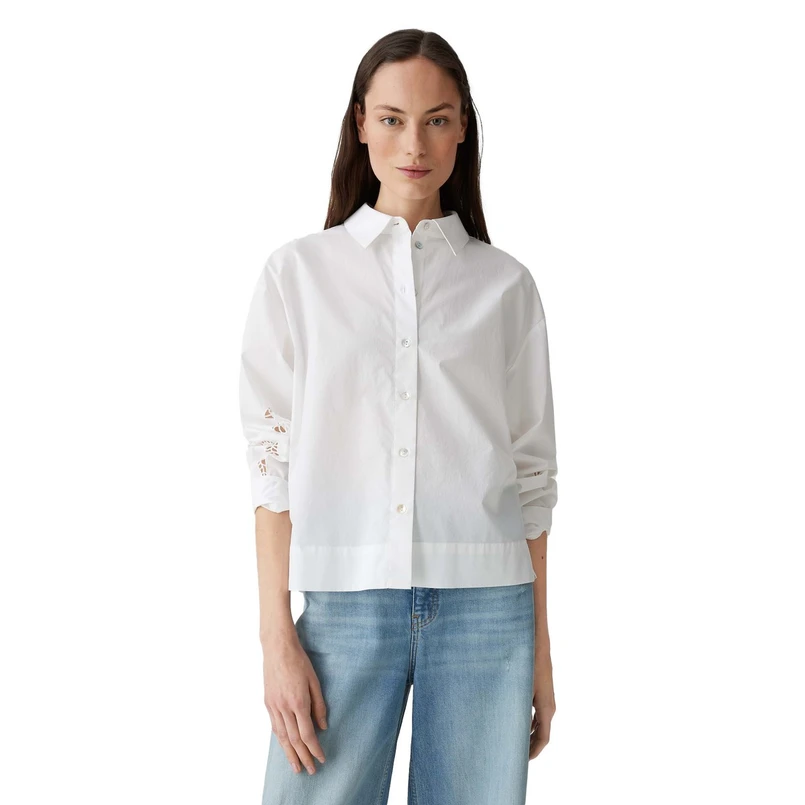 Opus Dames Blouse 10399413068316 Wit