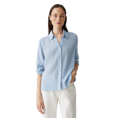 Opus Dames Blouse 10399510379100 Bleu
