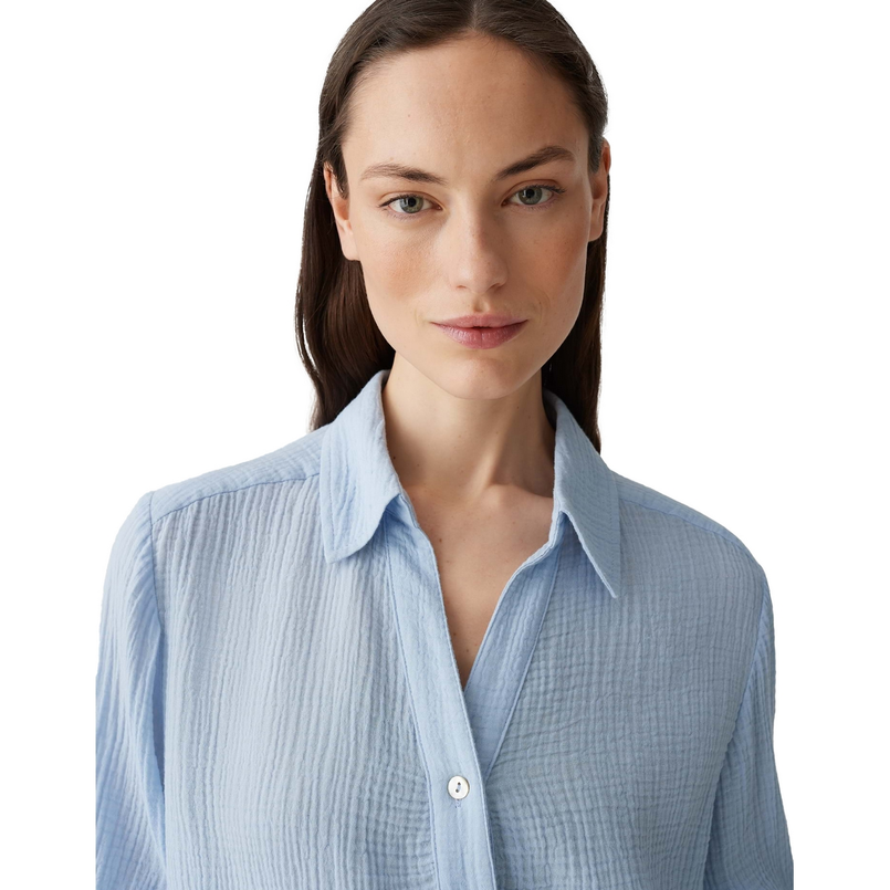 Opus Dames Blouse 10399510379100 Bleu