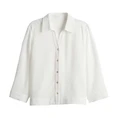 Opus Dames Blouse 10399510379100 OFF-WHITE