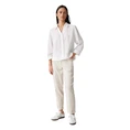 Opus Dames Blouse 10399510379100 OFF-WHITE