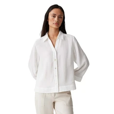 Opus Dames Blouse 10399510379100 OFF-WHITE