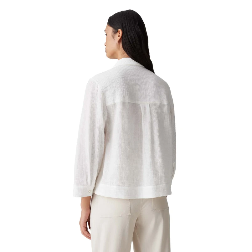Opus Dames Blouse 10399510379100 OFF-WHITE