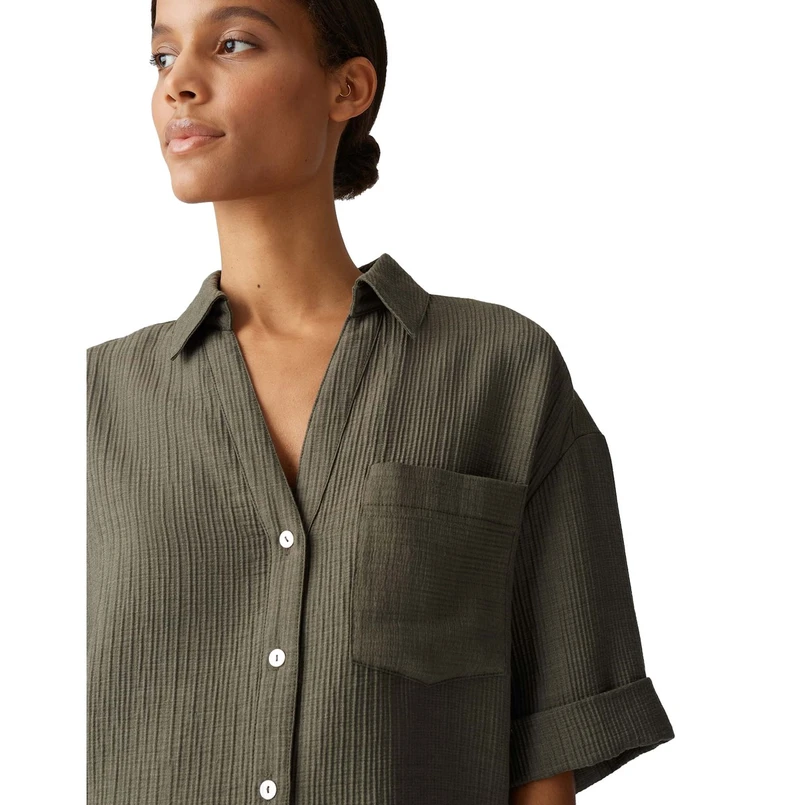 Opus Dames Blouse 10403413096344 Olijf
