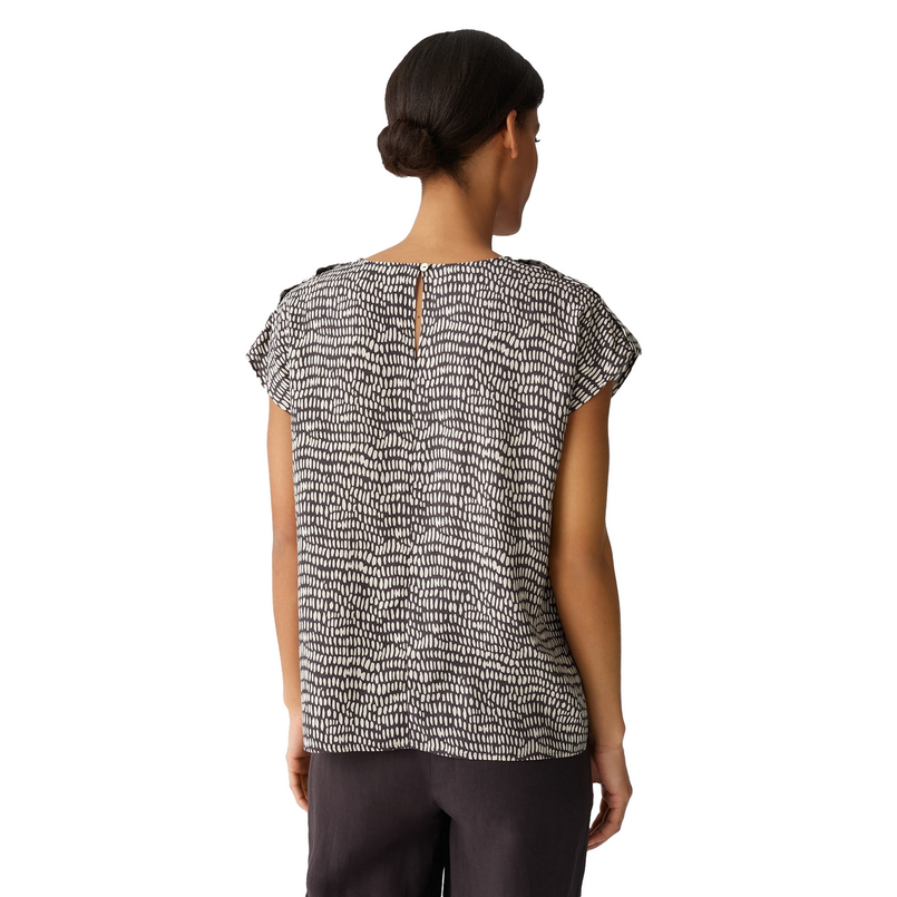 Opus Dames Blouse 10417113191100 Midden bruin