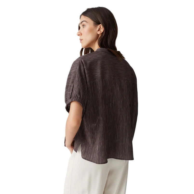 Opus Dames Blouse 1041735730100 Midden bruin
