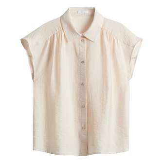 Opus Dames Blouse 10417412269100 Beige