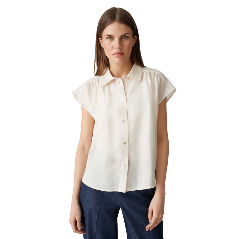 Opus Dames Blouse 10417412269100 Beige