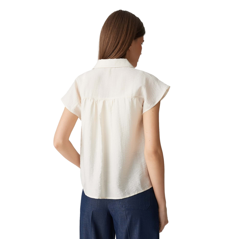 Opus Dames Blouse 10417412269100 Beige