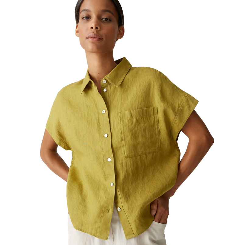 Opus Dames Blouse 10417510671100 Groen