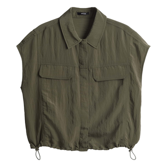 Opus Dames Blouse 10418013194317 Olijf